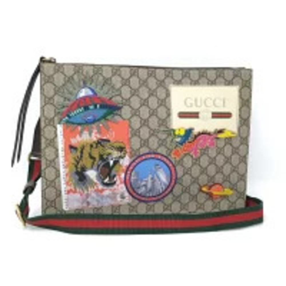 GUCCI Courier Shoulder Bag GG Supreme
